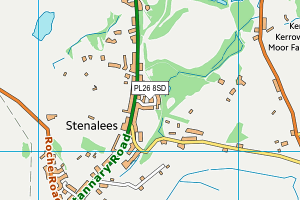 PL26 8SD map - OS VectorMap District (Ordnance Survey)