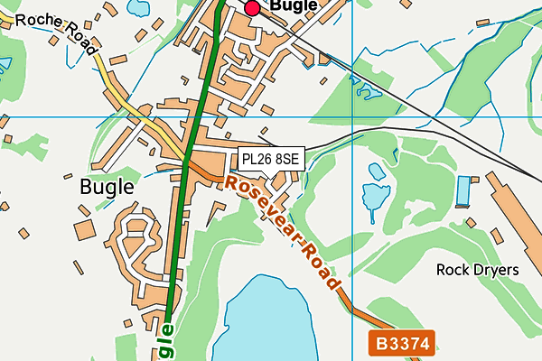 PL26 8SE map - OS VectorMap District (Ordnance Survey)