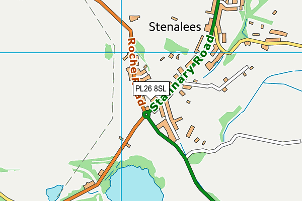 PL26 8SL map - OS VectorMap District (Ordnance Survey)