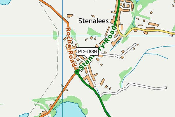 PL26 8SN map - OS VectorMap District (Ordnance Survey)