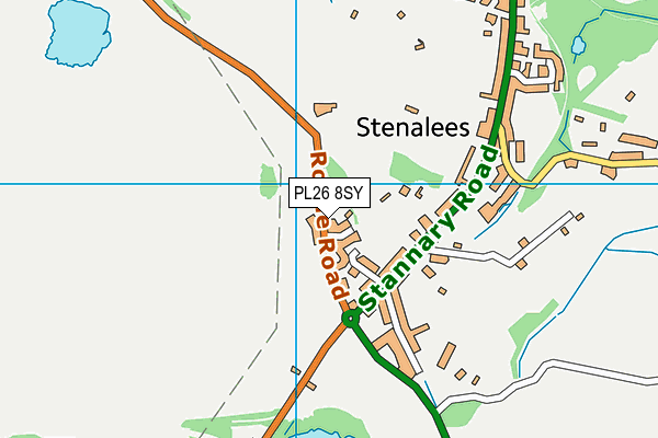 PL26 8SY map - OS VectorMap District (Ordnance Survey)