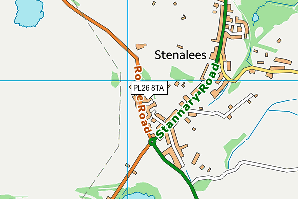 PL26 8TA map - OS VectorMap District (Ordnance Survey)