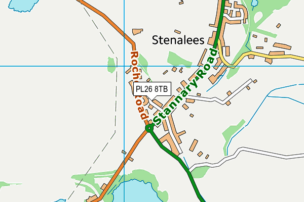 PL26 8TB map - OS VectorMap District (Ordnance Survey)