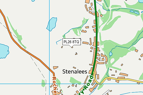 PL26 8TQ map - OS VectorMap District (Ordnance Survey)