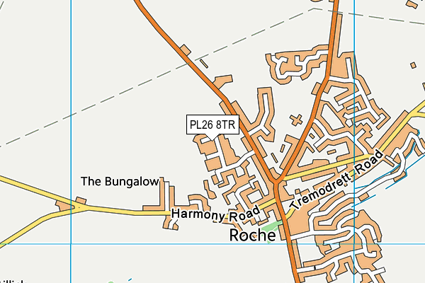 PL26 8TR map - OS VectorMap District (Ordnance Survey)