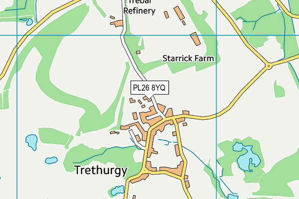 PL26 8YQ map - OS VectorMap District (Ordnance Survey)