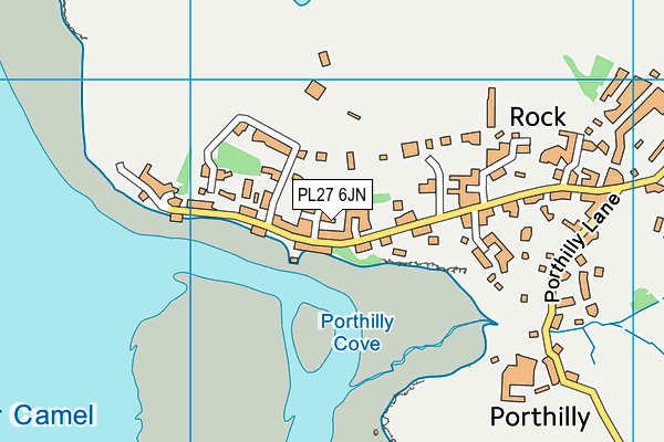 PL27 6JN map - OS VectorMap District (Ordnance Survey)