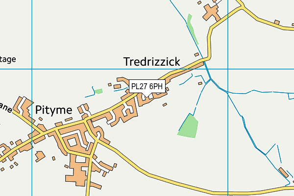 PL27 6PH map - OS VectorMap District (Ordnance Survey)