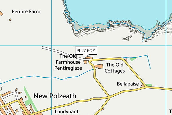 PL27 6QY map - OS VectorMap District (Ordnance Survey)