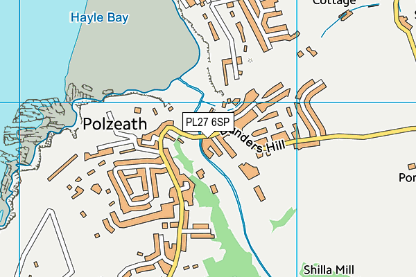 PL27 6SP map - OS VectorMap District (Ordnance Survey)
