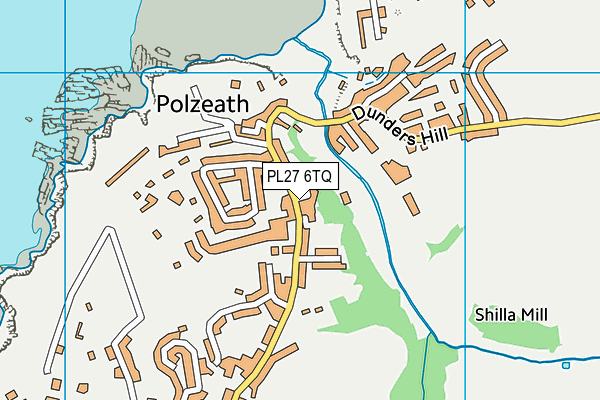 PL27 6TQ map - OS VectorMap District (Ordnance Survey)