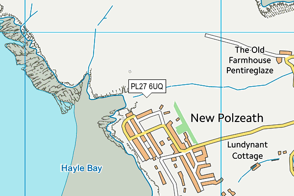 PL27 6UQ map - OS VectorMap District (Ordnance Survey)