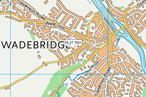 PL27 7EH map - OS VectorMap District (Ordnance Survey)