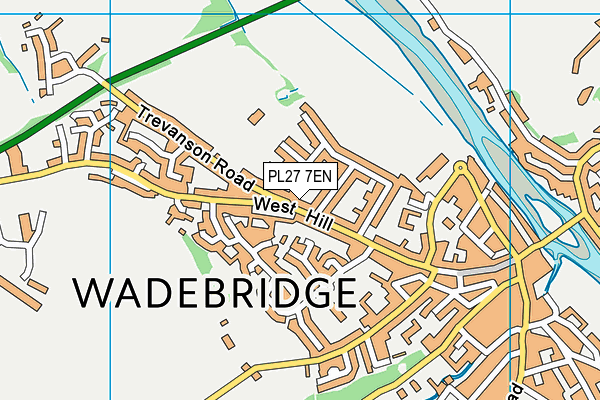 PL27 7EN map - OS VectorMap District (Ordnance Survey)