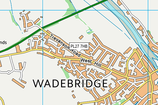 PL27 7HB map - OS VectorMap District (Ordnance Survey)