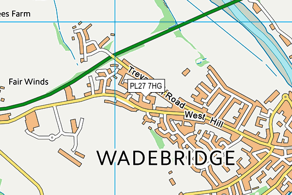 PL27 7HG map - OS VectorMap District (Ordnance Survey)