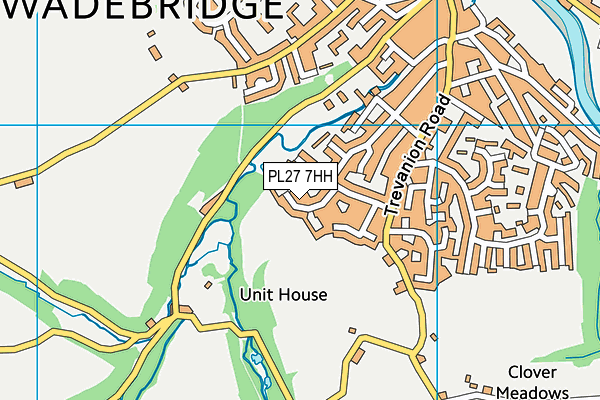 PL27 7HH map - OS VectorMap District (Ordnance Survey)