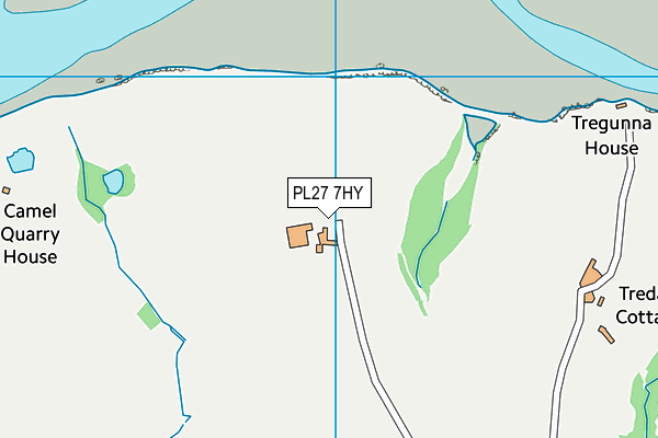 PL27 7HY map - OS VectorMap District (Ordnance Survey)