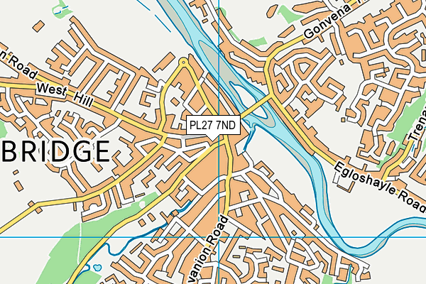 PL27 7ND map - OS VectorMap District (Ordnance Survey)