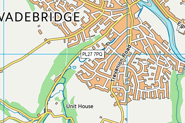 PL27 7PQ map - OS VectorMap District (Ordnance Survey)
