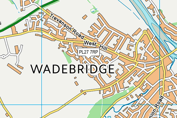 PL27 7RP map - OS VectorMap District (Ordnance Survey)