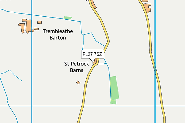 PL27 7SZ map - OS VectorMap District (Ordnance Survey)