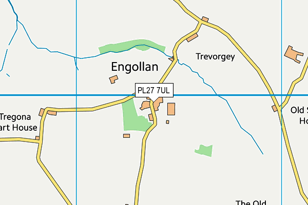 PL27 7UL map - OS VectorMap District (Ordnance Survey)