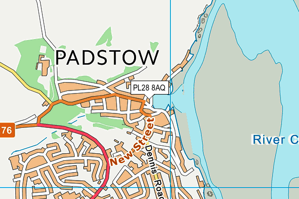 PL28 8AQ map - OS VectorMap District (Ordnance Survey)