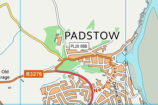 PL28 8BB map - OS VectorMap District (Ordnance Survey)