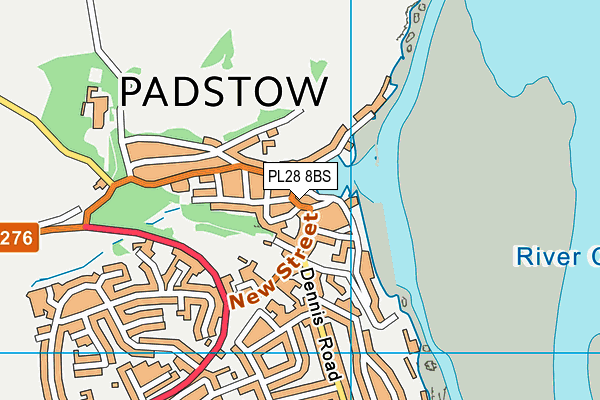 Map of HARBOUR ICE PADSTOW LIMITED at district scale