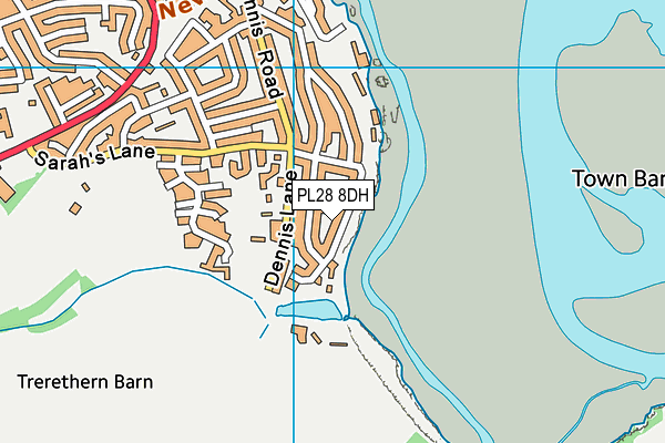 PL28 8DH map - OS VectorMap District (Ordnance Survey)