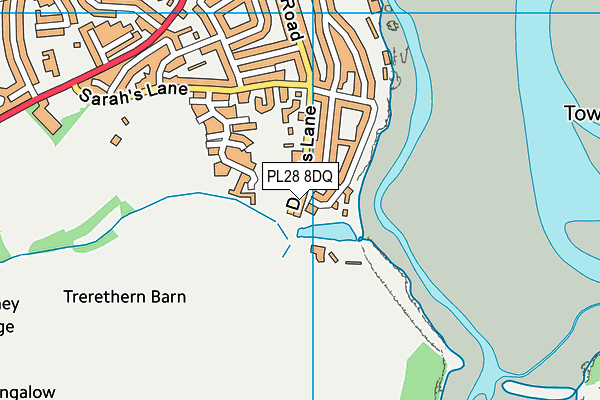 PL28 8DQ map - OS VectorMap District (Ordnance Survey)