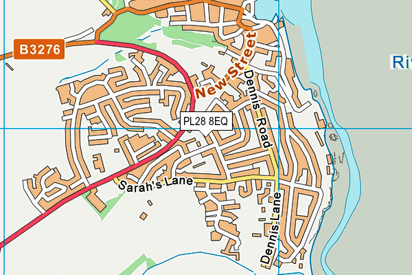 PL28 8EQ map - OS VectorMap District (Ordnance Survey)