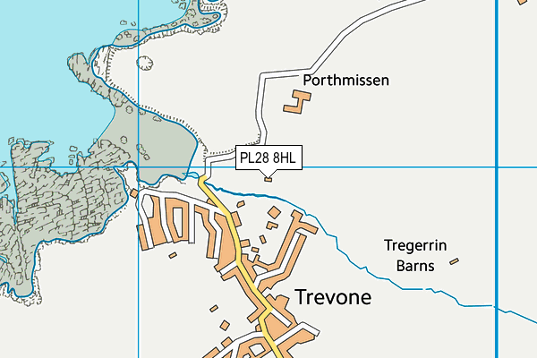 PL28 8HL map - OS VectorMap District (Ordnance Survey)