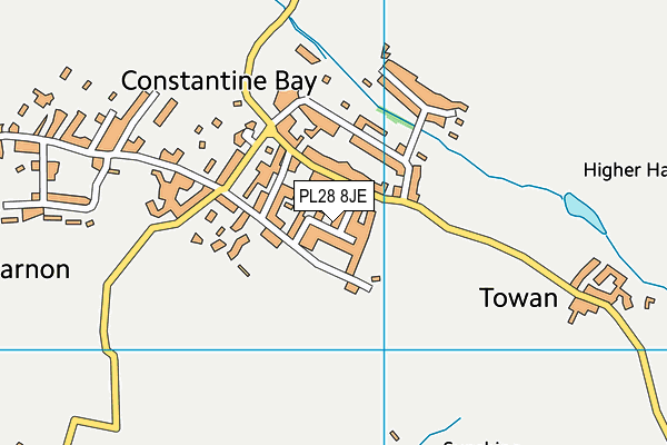 PL28 8JE map - OS VectorMap District (Ordnance Survey)