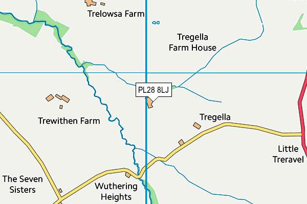 PL28 8LJ map - OS VectorMap District (Ordnance Survey)