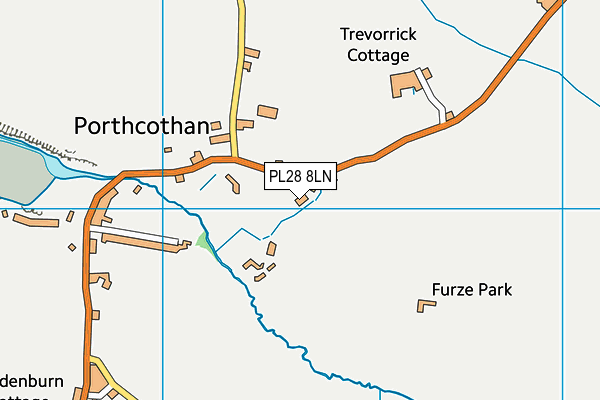 PL28 8LN map - OS VectorMap District (Ordnance Survey)