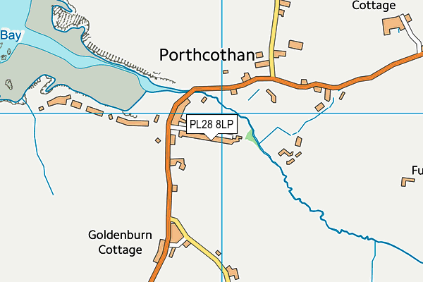 PL28 8LP map - OS VectorMap District (Ordnance Survey)