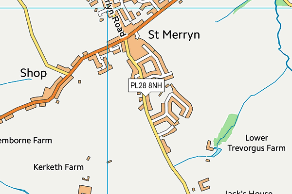 PL28 8NH map - OS VectorMap District (Ordnance Survey)