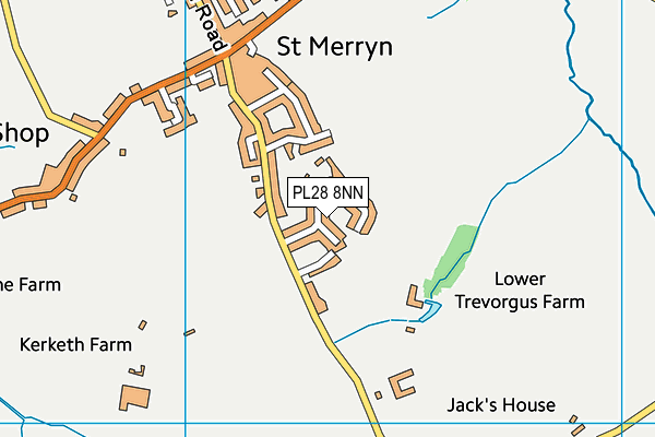 PL28 8NN map - OS VectorMap District (Ordnance Survey)