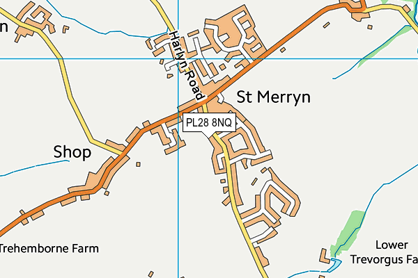 PL28 8NQ map - OS VectorMap District (Ordnance Survey)