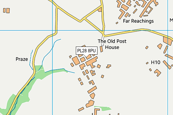 PL28 8PU map - OS VectorMap District (Ordnance Survey)