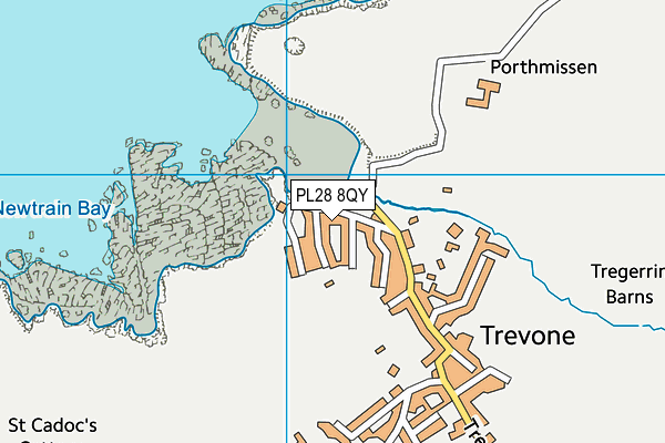 PL28 8QY map - OS VectorMap District (Ordnance Survey)