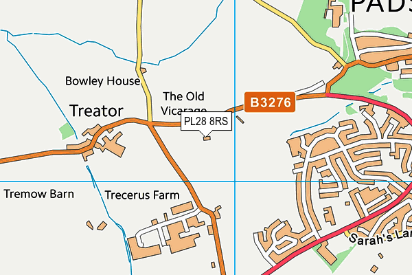 PL28 8RS map - OS VectorMap District (Ordnance Survey)