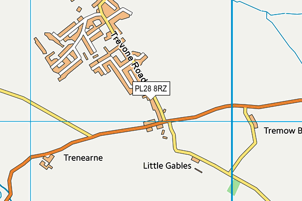 PL28 8RZ map - OS VectorMap District (Ordnance Survey)