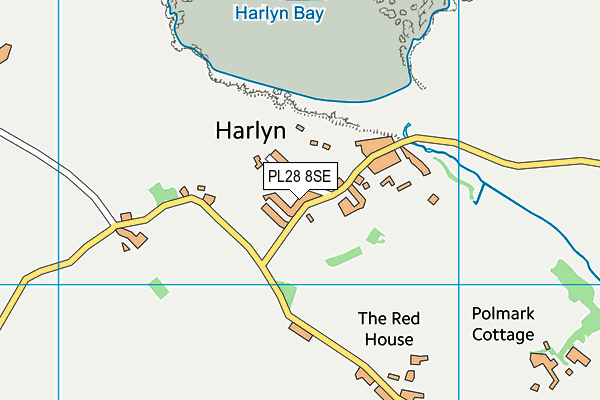 PL28 8SE map - OS VectorMap District (Ordnance Survey)