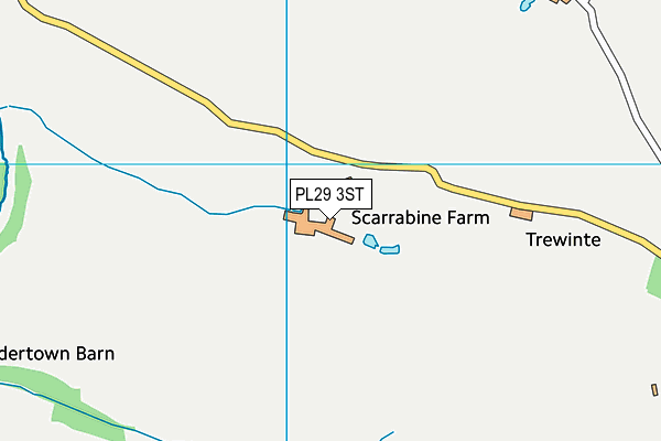 PL29 3ST map - OS VectorMap District (Ordnance Survey)