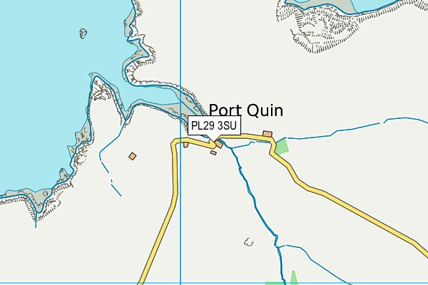 PL29 3SU map - OS VectorMap District (Ordnance Survey)
