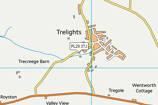 PL29 3TJ map - OS VectorMap District (Ordnance Survey)