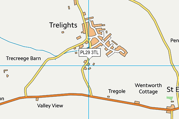 PL29 3TL map - OS VectorMap District (Ordnance Survey)